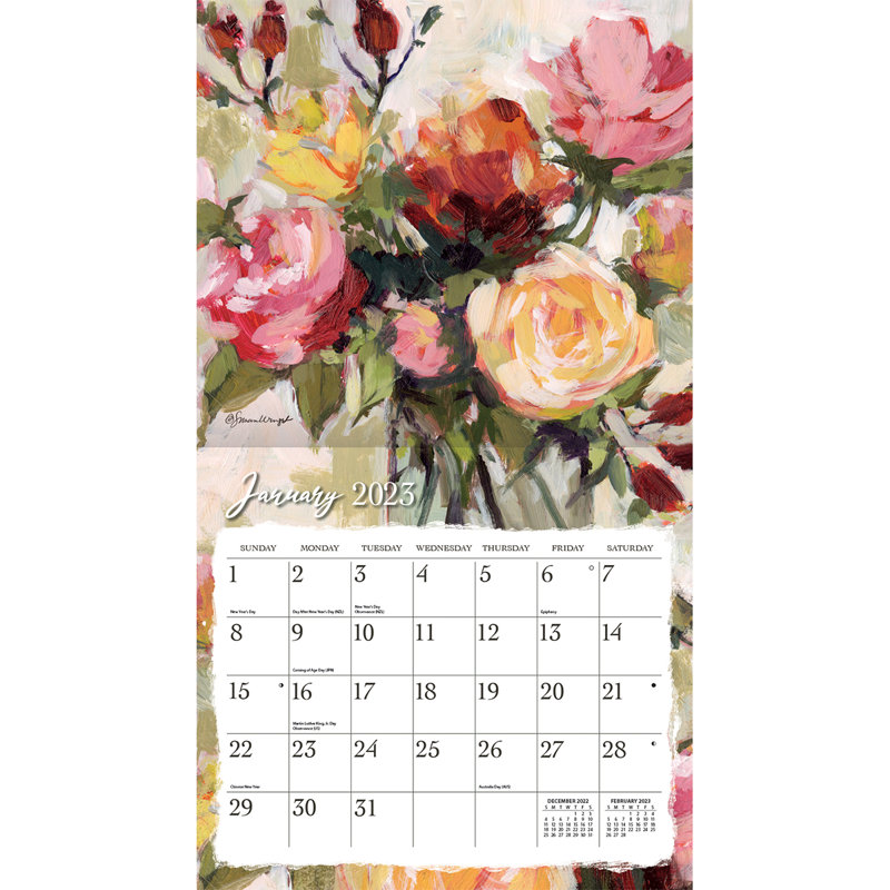 Lang Gallery Florals 2023 Lang Wall Calendar - Wayfair Canada